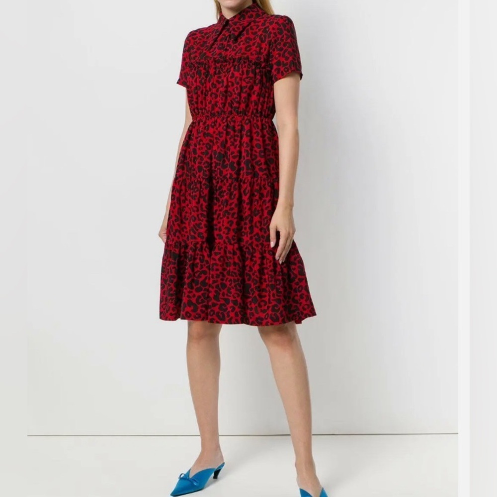 No. 21 leopard print‎ dress 38